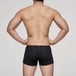 【Mr. DADADO】機能系列-呼吸褲 M-LL合身平口內褲 魚鱗吊目孔洞組織-GHC203BL(黑)