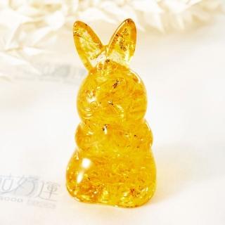 【咕咕好運GoodGoodLuck】奧罡能量招財兔-黃水晶《含開光》│聚焦你的意念(#招財運 #事業運)
