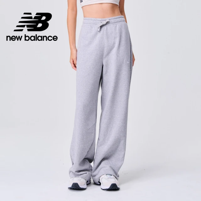 NEW BALANCE NB 鬆緊抽繩落地長褲_女裝_灰色_WP31516AG(美版 版型偏大)