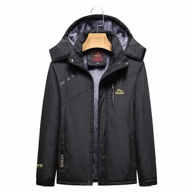 【米蘭精品】現貨+預購 衝鋒衣連帽夾克(加絨保暖防水登山男女衝鋒外套10色74db58)