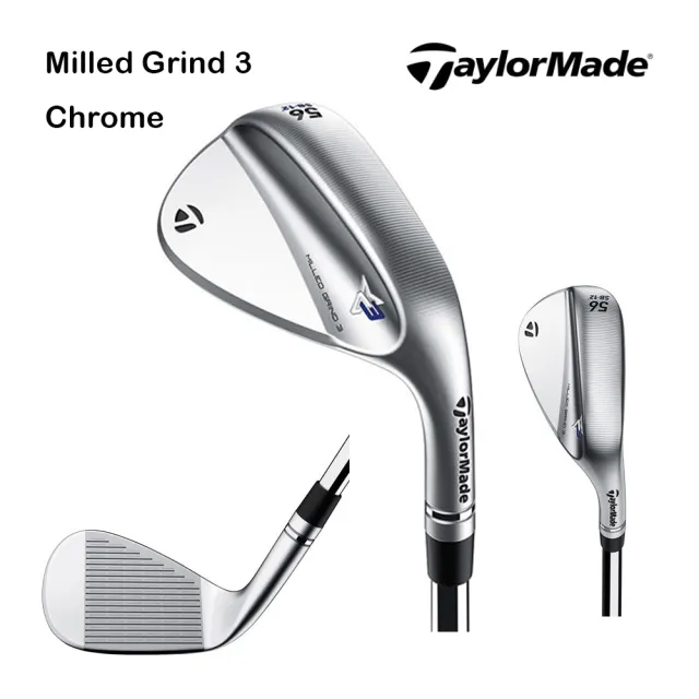 TaylorMade】MG3 Milled Grind 第3代Wedge 挖起桿銀白色和黑色(生鐵桿