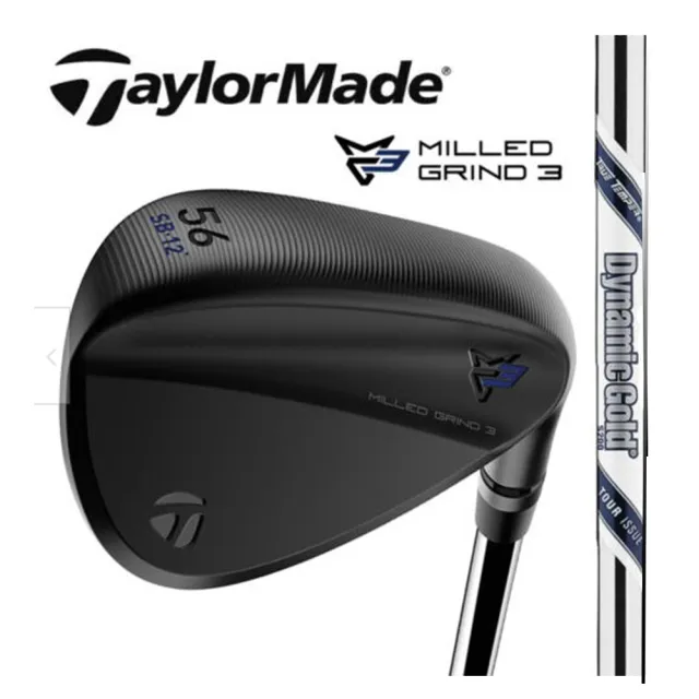 TaylorMade】MG3 Milled Grind 第3代Wedge 挖起桿銀白色和黑色(生鐵桿