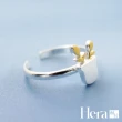 【HERA 赫拉】小清新盆栽拉絲開口戒指 H111112305(飾品)