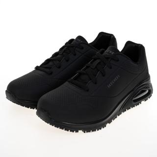 【SKECHERS】男鞋 工作鞋系列 UNO SR 寬楦款(200054WBLK)