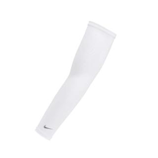 【NIKE 耐吉】輕量跑步臂套 2.0-一雙入 袖套 防曬 反光 DRI-FIT 慢跑白銀(N1004268109SM N1004268109LX)
