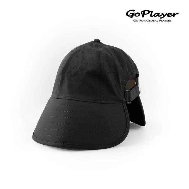 【GoPlayer】女高爾夫沖孔遮陽盤帽-白.黑.藏青.米(遮陽帽 防曬帽 高爾夫球帽)