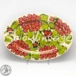 【SOLO 波蘭陶】Millena 波蘭陶 33CM 橢圓盤 可愛紅繡球系列