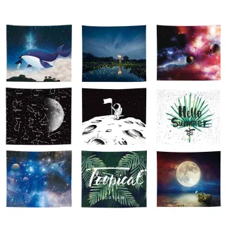 【HH】掛布 裝飾掛布 背景掛布 北歐風 小款-100x70cm(裝飾掛布 直播掛布 掛毯 背景布 新年 聖誕 風景)