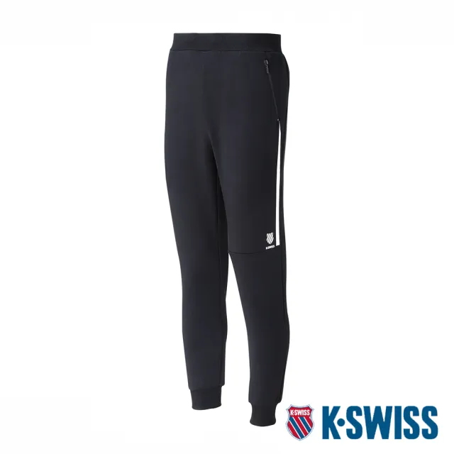 【K-SWISS】運動長褲 PF Sweatpants-男-黑(107258-008)