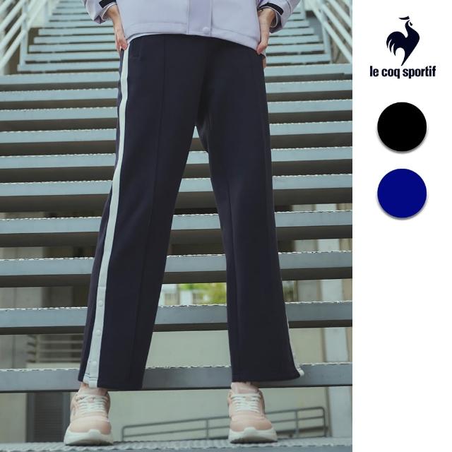 【LE COQ SPORTIF 公雞】休閒經典針織運動長褲 女-2色-LWQ82376