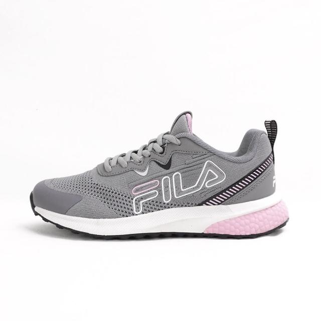 【FILA】Light Neurons 女 慢跑鞋 運動 休閒 輕量 緩衝 彈力 灰粉(5-J912W-441)