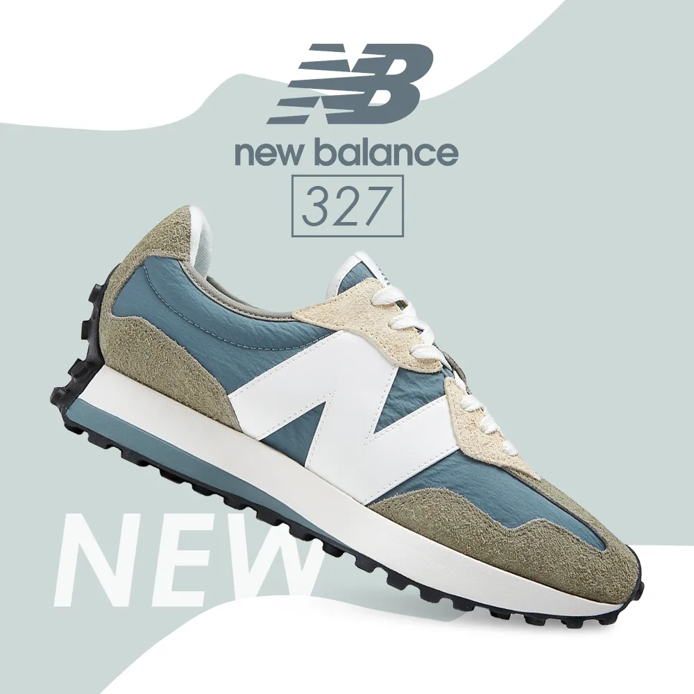 【NEW BALANCE】NB 運動鞋/復古鞋_男鞋/女鞋_鋼鐵藍_MS327CR-D