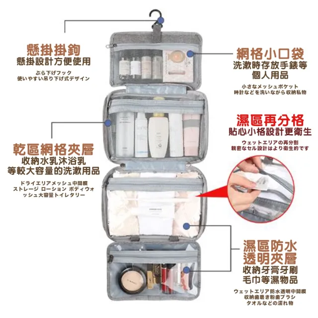 【DR.Story】雙11 就是要旅行創意大空間變形洗漱包(旅行包 牙刷包 衣物收納包)