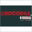 【Crocodile Junior 小鱷魚童裝】『小鱷魚童裝』LOGO印圖T恤-黑色(650414-09)