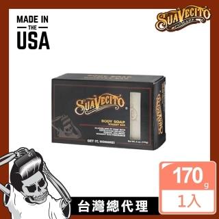 【Suavecito 骷髏頭】Whiskey Bar Body Soap威士忌燕麥保濕沐浴皂(170g/公司貨)