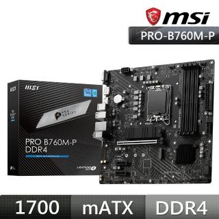 【MSI 微星】PRO B760M-P DDR4 主機板