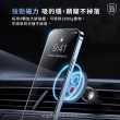 【BASEUS】倍思加大磁吸可旋轉集線車用/出風口手機支架(黑色)