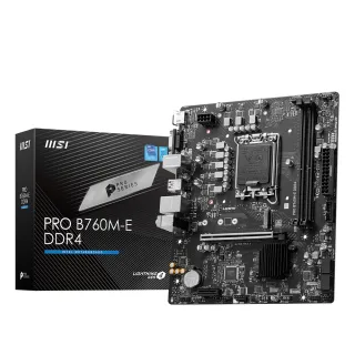 【MSI 微星】PRO B760M-E DDR4 主機板