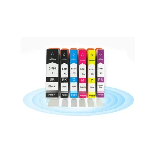 【MR.Bears】PGI780XL CLI781XL相容副廠墨水匣適用CANON PIXMA TS9570/TS8270/TR8570(PGI-780XL/CLI-781XL)