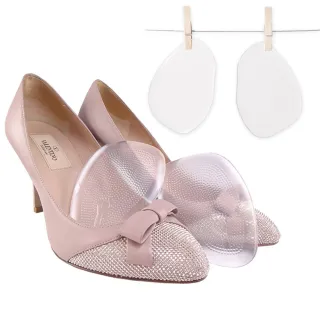 【鞋博士嚴選鞋材】矽膠前掌墊腳掌防滑 緩衝減壓(高跟鞋魚口鞋楔型鞋減碼大半號)