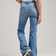 【Superdry】女裝 丹寧長褲 Mid Rise Slim Flar(淺藍刷破)