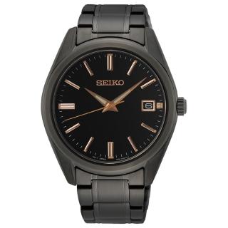 【SEIKO 精工】CS 都會現代時尚男錶-黑/40.2mm(SUR511P1/6N52-00A0SD)