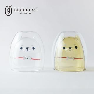 【好玻GOODGLAS】柴犬雙層玻璃杯250ml