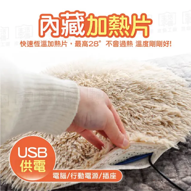 USB充電寵物電熱毯 免運費(恆溫/防水/小型取暖器)