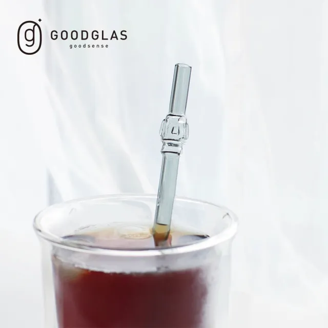 【好玻GOODGLAS】摩艾系列細造型玻璃吸管