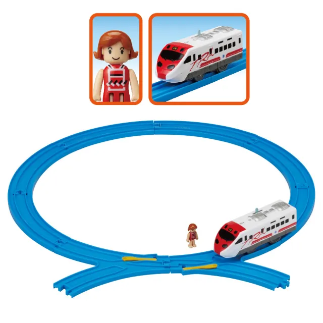 【TAKARA TOMY】PLARAIL 鐵道王國 台鐵普悠瑪號入門組(多美火車)