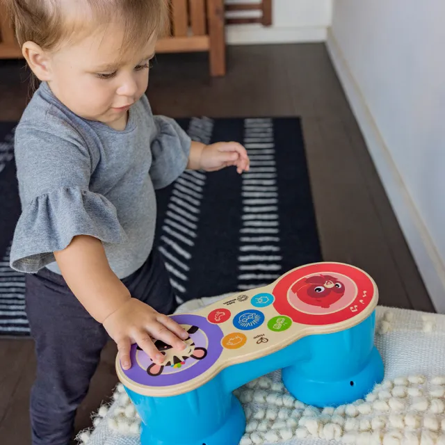 【德國Hape】Baby Einstein 魔法觸控鼓(聲光音樂仿真樂器/早教探索啟蒙/彌月週歲禮物)