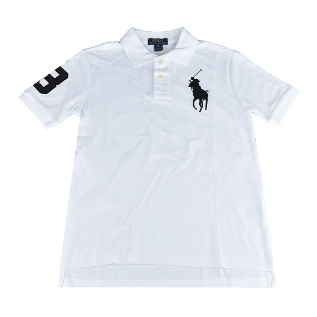 RALPH LAUREN】Polo 經典標誌大LOGO男裝POLO杉(白x黑) - momo購物網