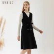 【JESSICA】甜美百搭羊毛綁帶長背心洋裝224Z92