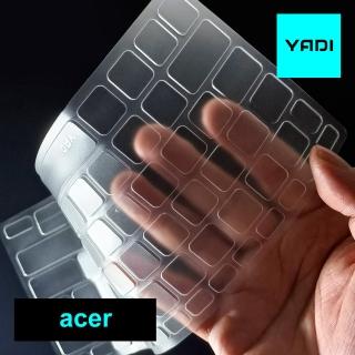 【YADI】acer Swift5 N21H2 鍵盤保護膜(防塵套/SGS抗菌/防潑水/TPU超透光)