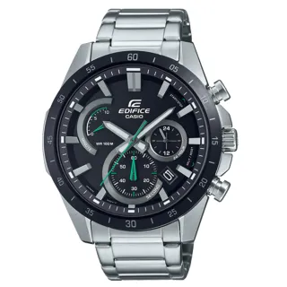 【CASIO 卡西歐】EDIFICE 男錶 三眼計時 防水100米 EFR-573DB(EFR-573DB-1A)