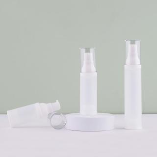 【收納家】霧面乳液PP真空按壓瓶｜15ml、50ml 3入組(空瓶 塑膠瓶 乳液瓶 真空瓶 旅行分裝瓶)