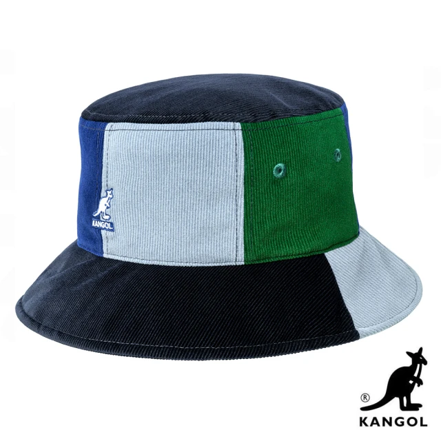 【KANGOL】CONTRAST 拼色漁夫帽(藍色)