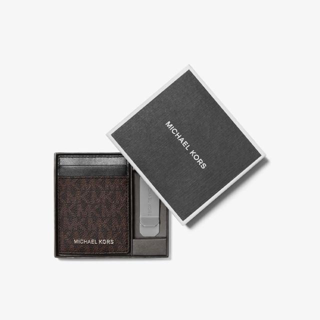 【Michael Kors】專櫃經典款 Card Holder 信用卡夾+鈔票夾禮盒 名片夾 卡片夾(附原廠紙盒)