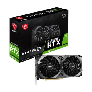 【MSI 微星】GeForce RTX 3060 Ti VENTUS 2X 8G V1 LHR顯示卡