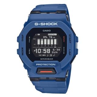 【CASIO 卡西歐】GBD-200-2 CASIO G-SHOCK 電子錶 運動訓練 藍牙連線 海軍藍 GBD-200(GBD-200-2)