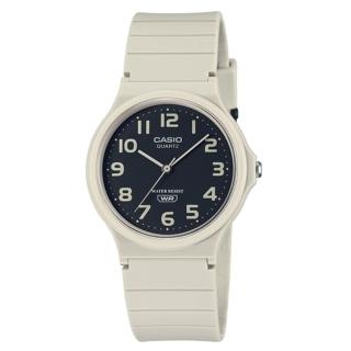 【CASIO 卡西歐】CASIO 指標錶 樹脂錶帶 生活防水 白 MQ-24UC(MQ-24UC-8B)