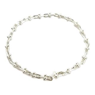 【Tiffany&Co. 蒂芙尼】925純銀 HardWear 扣環手鍊(專櫃缺貨排隊款)