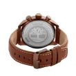 【Timberland】天柏嵐 美式潮流 兩地時間皮帶腕錶-46mm(TDWGF2100604)
