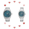 【SEIKO 精工】CS系列 藍綠色 優雅經典腕錶/SK027(SUR525P1 / 6N52-00A0U)