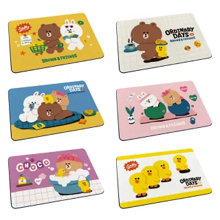 【收納王妃】LINE FRIENDS 軟式珪藻土吸水地墊 踏墊(60x40x0.5cm 熊大 莎莉 地墊 防潮)