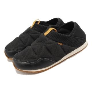 【TEVA】戶外鞋 W ReEmber 女鞋 黑 輕量 菠蘿麵包鞋 防撕裂 便利 防潑水 秋冬(1125471BCBH)