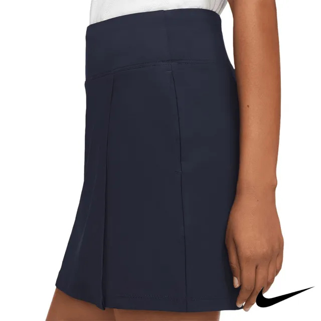 【NIKE 耐吉】DRI-FIT SKIRT 女士 高爾夫短褲裙 深藍色