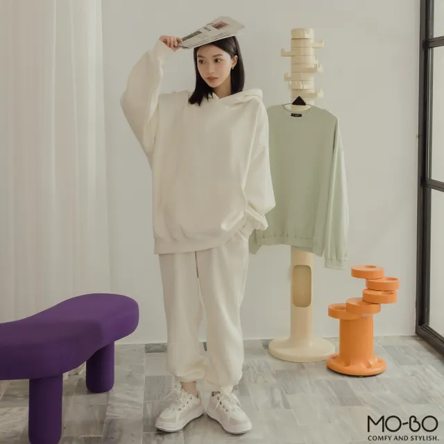 【MO-BO】MIT質感厚磅內刷毛棉質長褲(褲子)