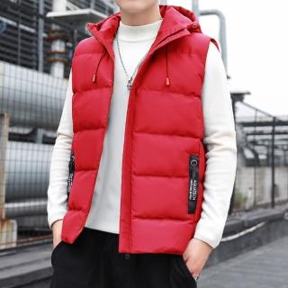 【巴黎精品】現貨+預購 鋪棉背心羽絨棉外套(秋季立領潮流保暖禦寒男夾克2款v1as43)
