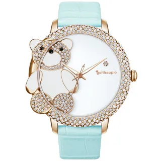 【Galtiscopio 迦堤】GATER 寵愛小熊系列 優雅腕錶 / 42mm 新年禮物 推薦 送禮(GABRGS001BULS)